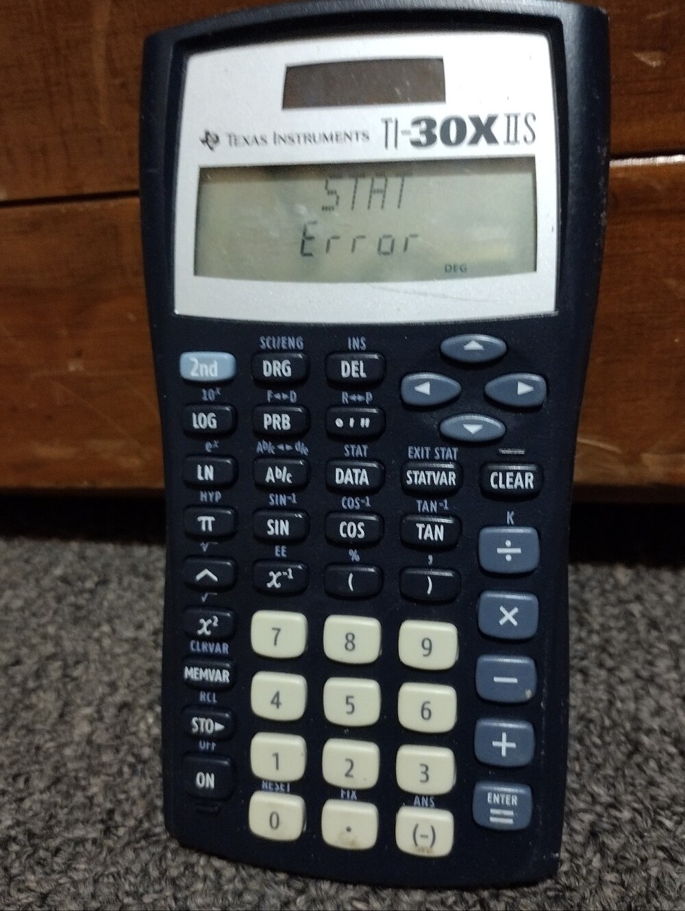 Texas Instruments TI-30X IIS Scientific Calculator - Black and Cream